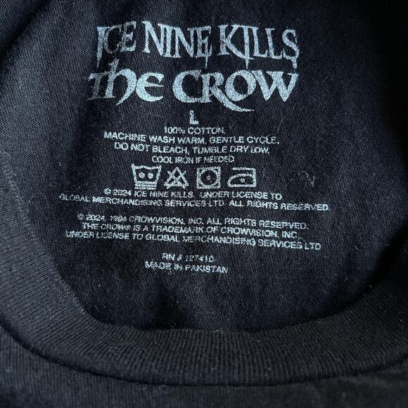 Ice Nine Kills The Crow Shirt Mens Large Black Horror Band Tee Movie Graphic - Picture 4 of 6